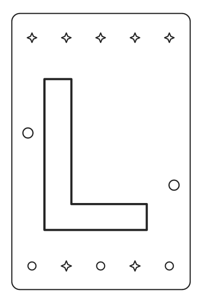 Letter L Alphabet Coloring Page, Alphabet coloring page