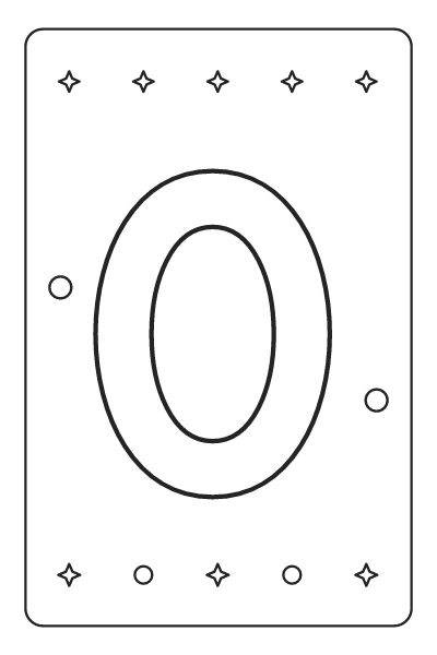 Letter O Alphabet Coloring Page, Alphabet coloring page