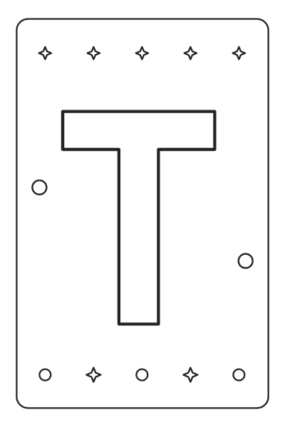 Letter T Alphabet Coloring Page, Alphabet coloring page