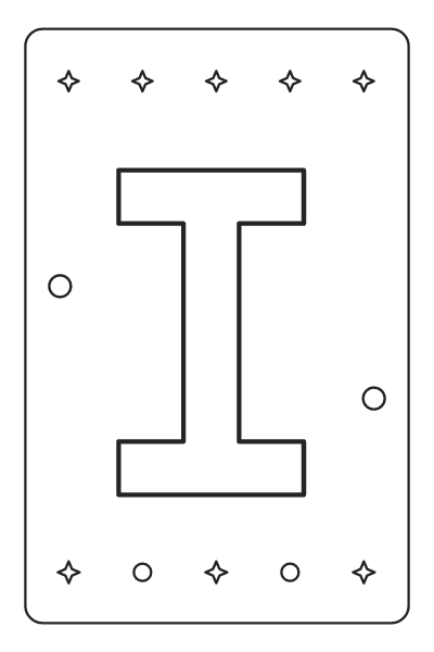 Letter I Alphabet Coloring Page, Alphabet coloring page