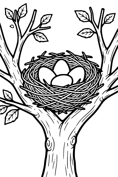 April Coloring Page 5, April coloring page