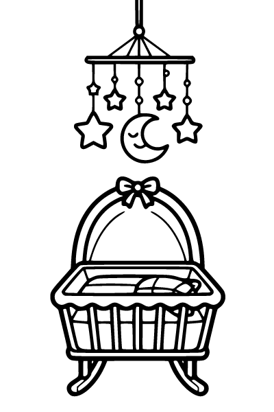 Baby Coloring Page 7, Baby coloring page