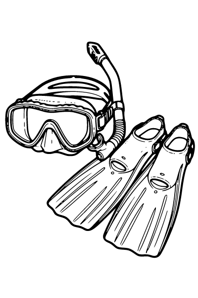 Beach Coloring Page 11, Beach coloring page