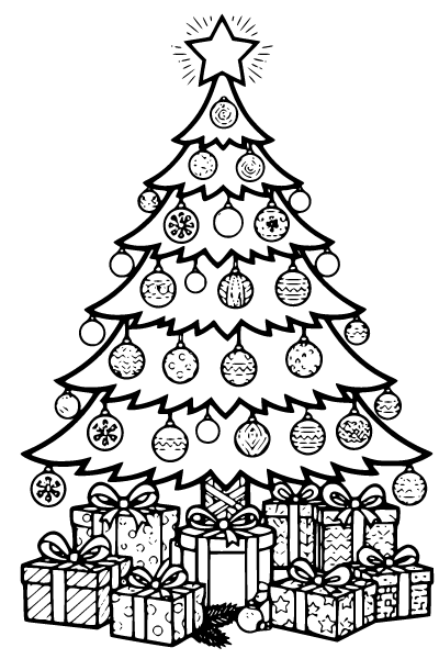 Christmas For Kids Coloring Page 1, Christmas For Kids coloring page