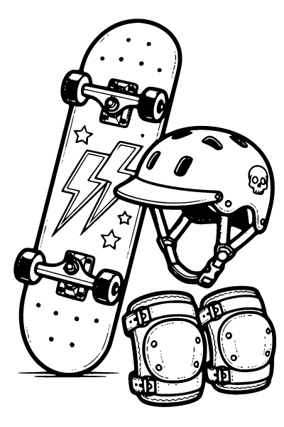 Cool Coloring Page 1, Cool coloring page