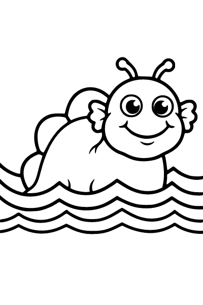 Creatures Coloring Page 2, Creatures coloring page