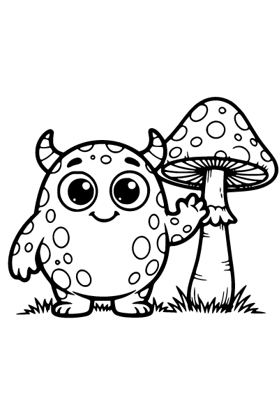 Creatures Coloring Page 4, Creatures coloring page