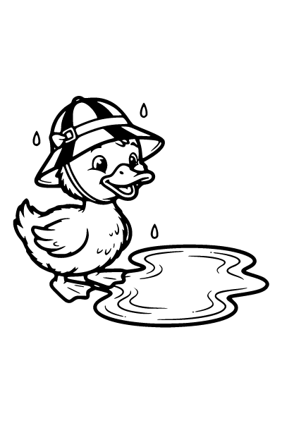 Cute Coloring Page 7, Cute coloring page
