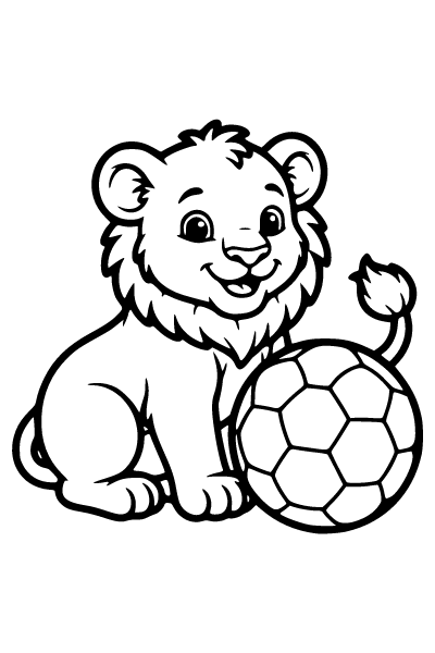 Cute Animals Coloring Page 5, Cute Animals coloring page
