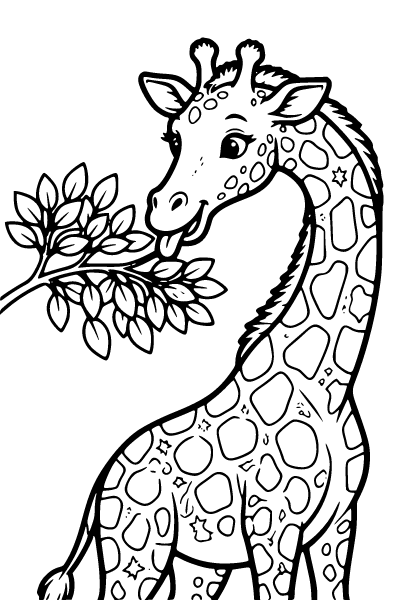 Cute Animals Coloring Page 8, Cute Animals coloring page