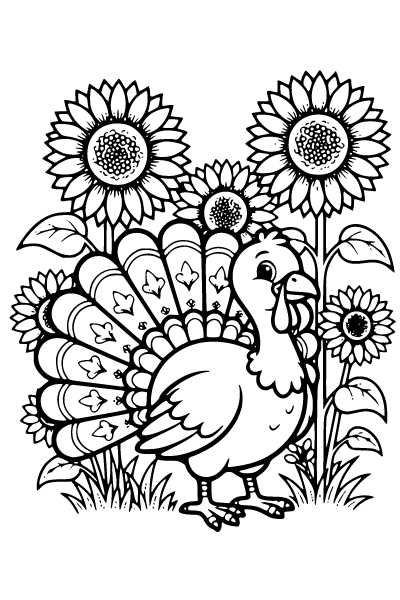Cute Fall Coloring Page 12, Cute Fall coloring page