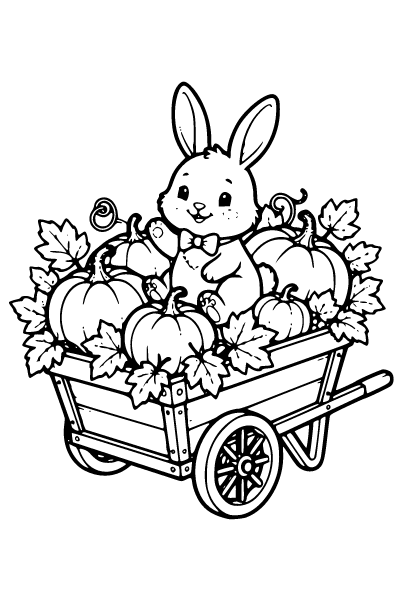 Cute Fall Coloring Page 9, Cute Fall coloring page
