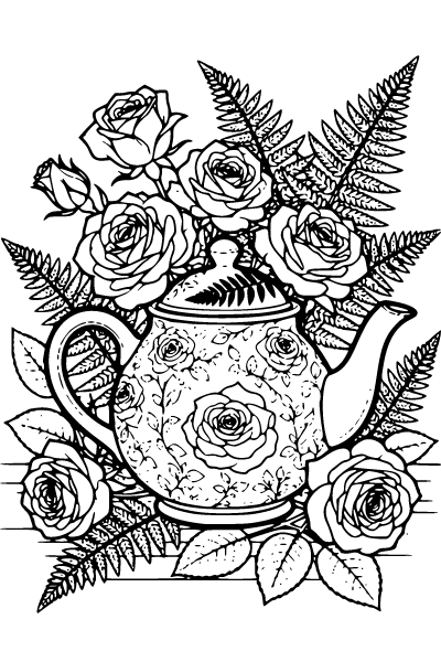 Cute For Adults Coloring Page 1, Cute For Adults coloring page