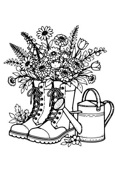 Cute For Adults Coloring Page 8, Cute For Adults coloring page