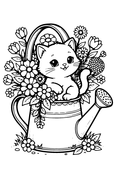 Cute For Girls Coloring Page 11, Cute For Girls coloring page