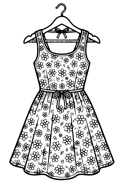 Cute For Girls Coloring Page 3, Cute For Girls coloring page