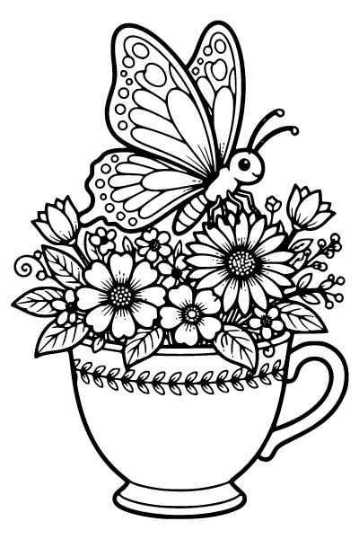 Cute For Girls Coloring Page 9, Cute For Girls coloring page