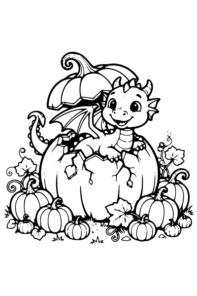 Cute Halloween Coloring Page 12, Cute Halloween coloring page