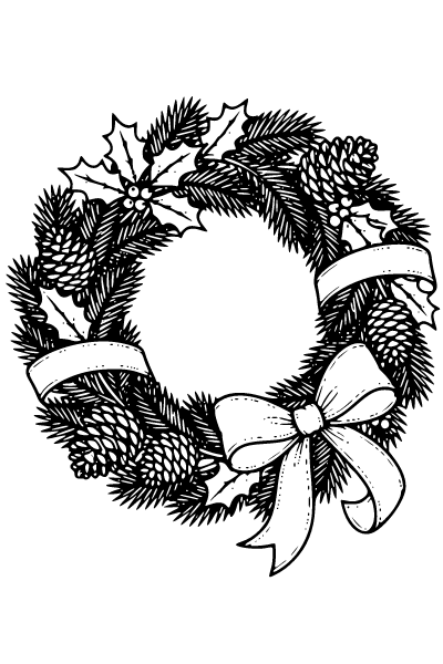December Coloring Page 1, December coloring page