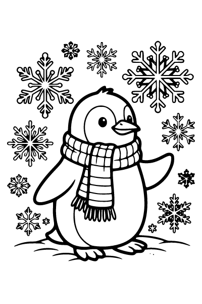 December Coloring Page 9, December coloring page