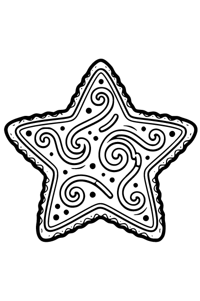 Easy Christmas Coloring Page 11, Easy Christmas coloring page