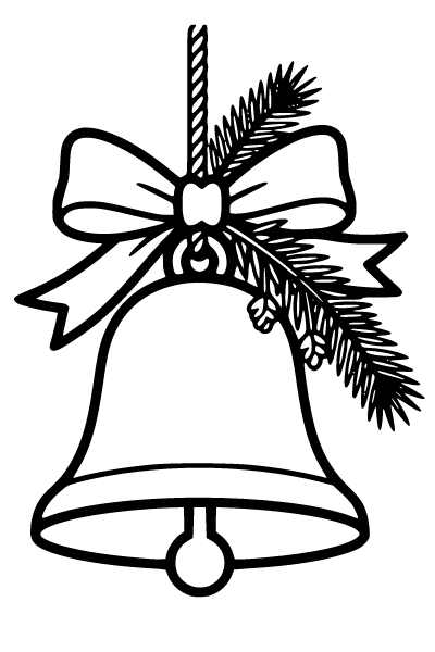 Easy Christmas Coloring Page 6, Easy Christmas coloring page