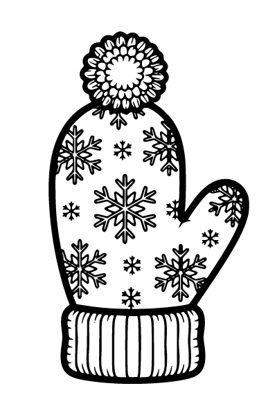 Easy Christmas Coloring Page 7, Easy Christmas coloring page
