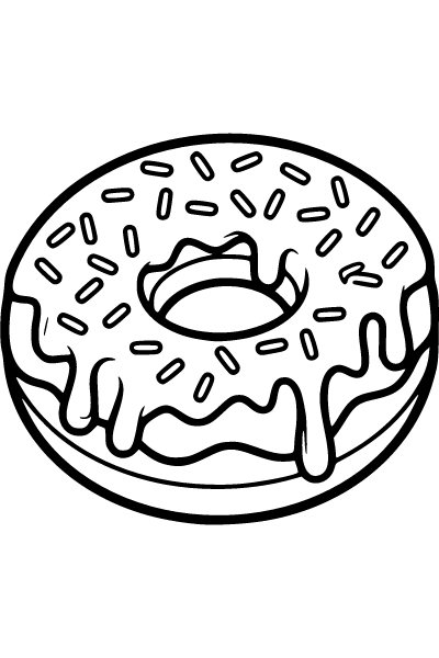 Easy Cute Coloring Page 10, Easy Cute coloring page