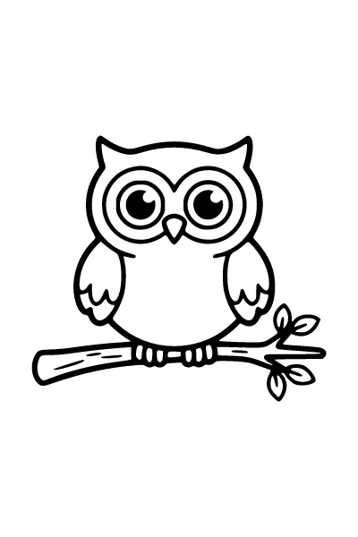 Easy Cute Coloring Page 5, Easy Cute coloring page
