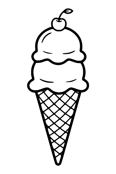 Easy Cute Coloring Page 6, Easy Cute coloring page