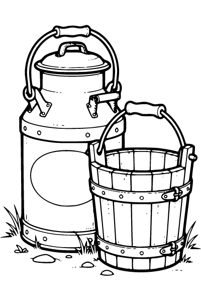 Farm Coloring Page 11, Farm coloring page