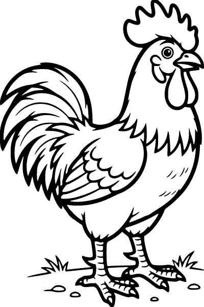 Farm Coloring Page 12, Farm coloring page