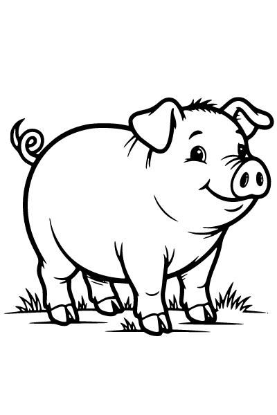 Farm Coloring Page 5, Farm coloring page