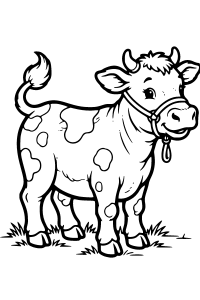 Farm Animals Coloring Page 3, Farm Animals coloring page