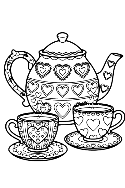 February Coloring Page 12, February coloring page