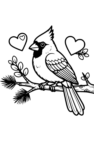 February Coloring Page 6, February coloring page