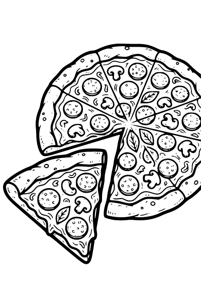 Food Coloring Page 1, Food coloring page