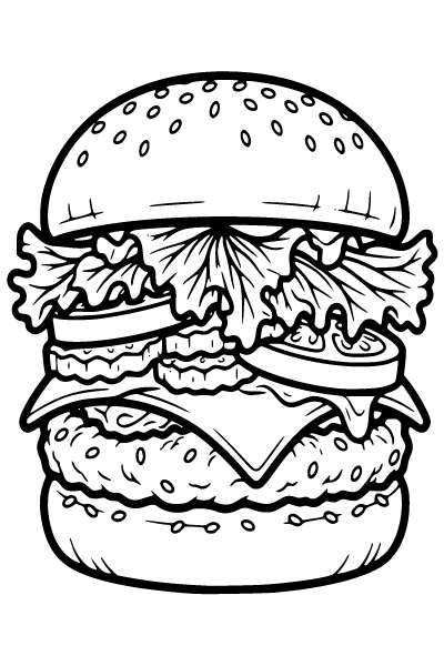 Food Coloring Page 2, Food coloring page