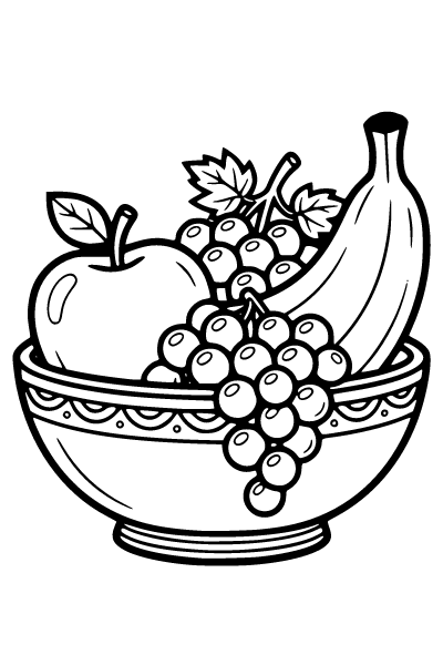 Food Coloring Page 3, Food coloring page
