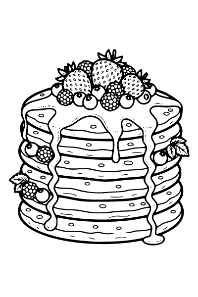 Food Coloring Page 4, Food coloring page
