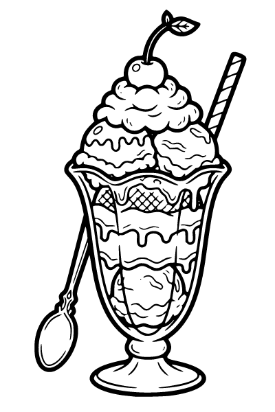 Food Coloring Page 5, Food coloring page