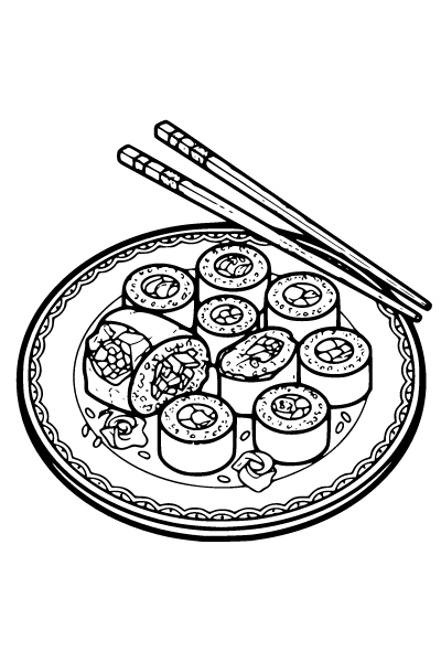 Food Coloring Page 7, Food coloring page
