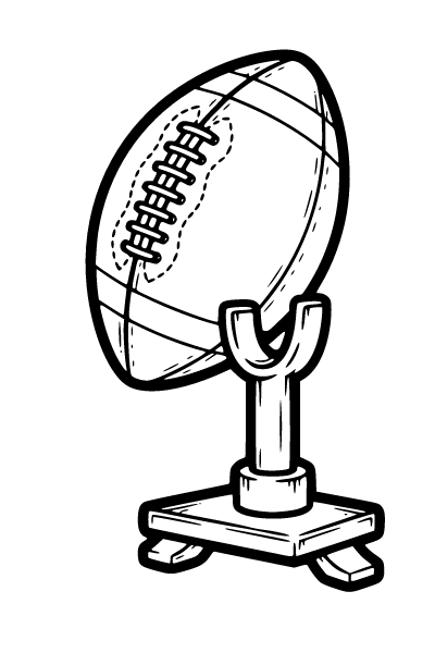 Football Coloring Page 1, Football coloring page