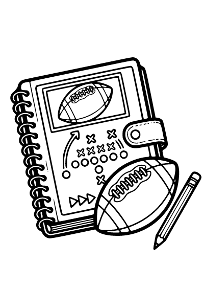 Football Coloring Page 10, Football coloring page