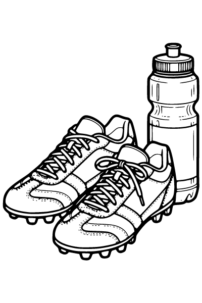 Football Coloring Page 4, Football coloring page