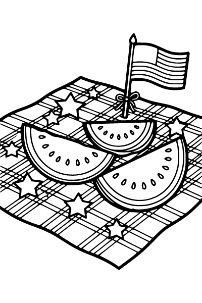 Fourth Of July Coloring Page 3, Fourth Of July coloring page