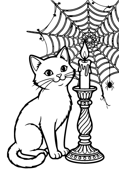 Halloween For Adults Coloring Page 4, Halloween For Adults coloring page