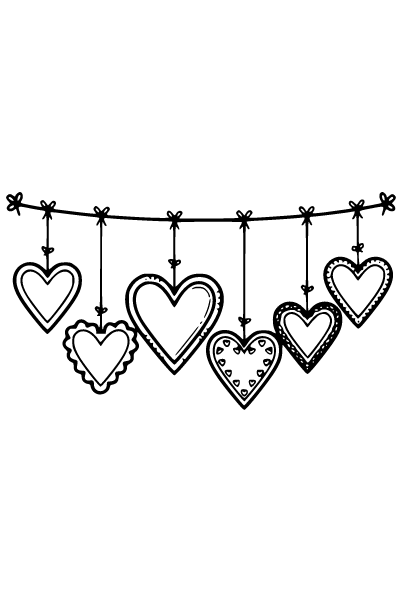 Heart Coloring Page 11, Heart coloring page