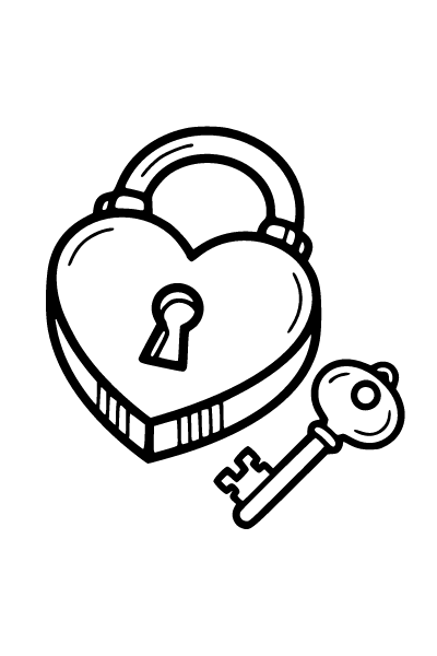 Heart Coloring Page 12, Heart coloring page