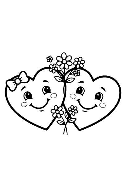 Heart Coloring Page 4, Heart coloring page